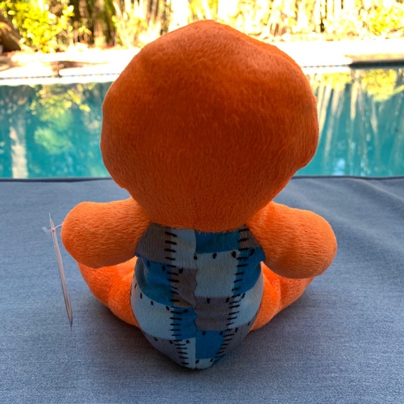 KellyToy 8" Orange Duck Stuffed Animal (Gift with Purchase) - Picture 4 of 9